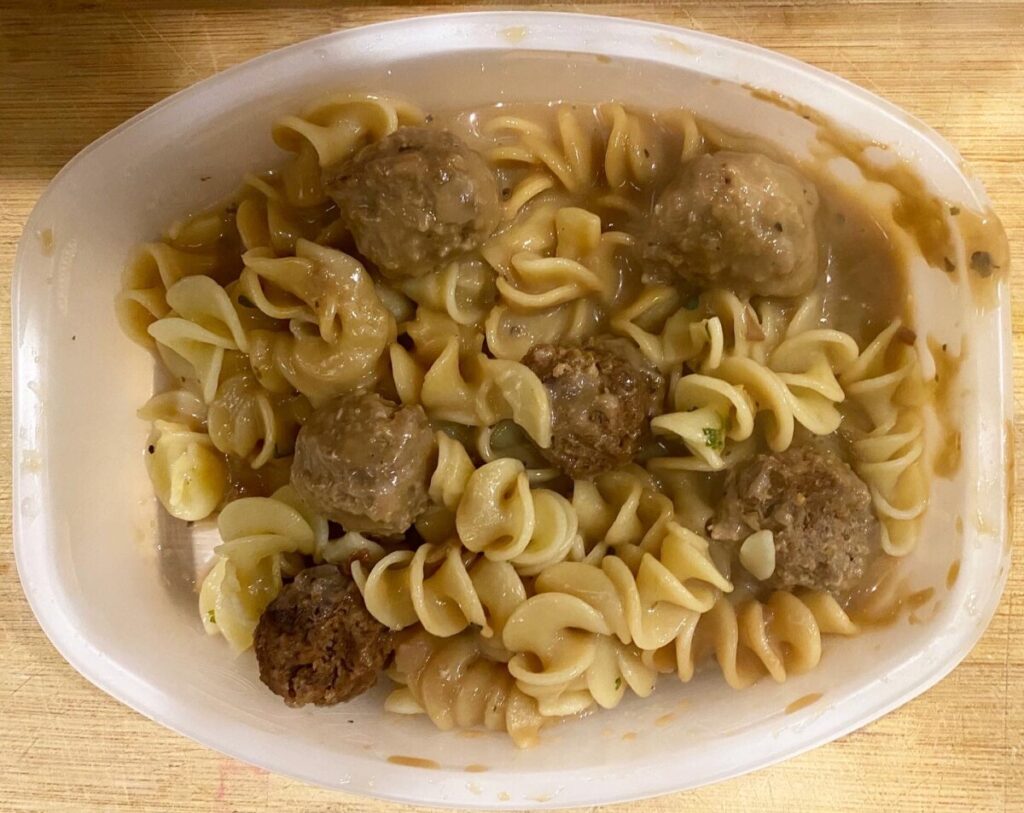 Lean Cuisine Favorites Swedish Meatballs with Pasta in Savory Gravy