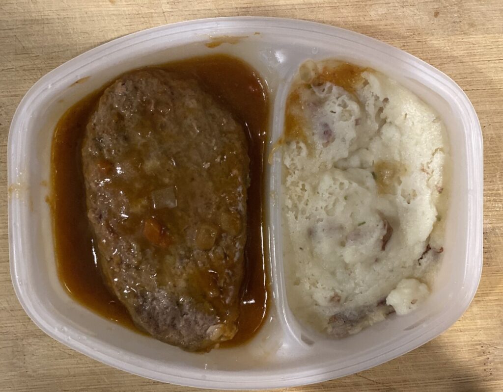 Lean Cuisine Comfort: Meatloaf with Mashed Potatoes