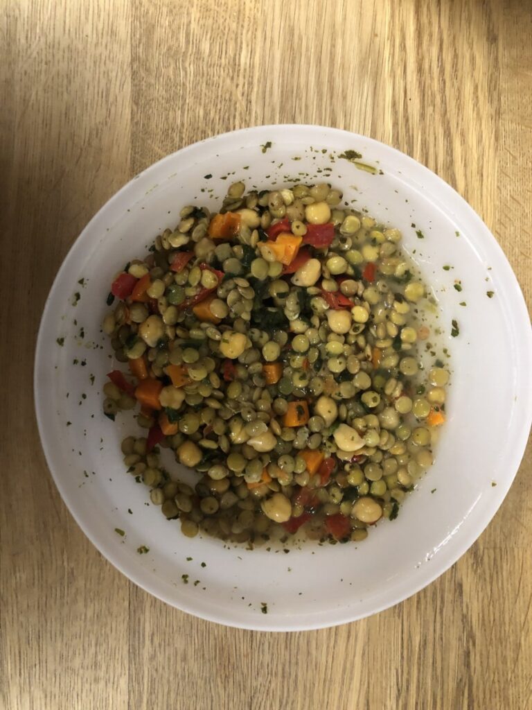 Healthy Choice Simply Steamers: Mediterranean-Style Lentil Bowl