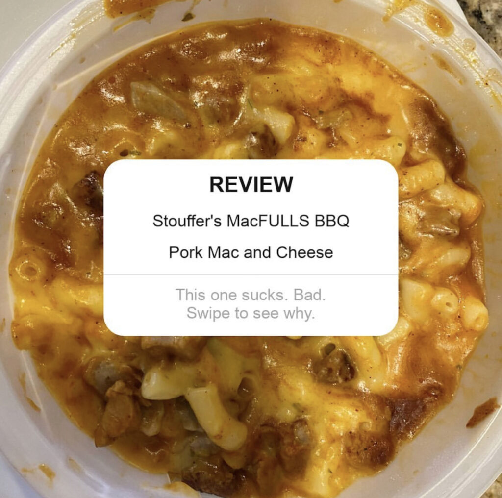 Stouffer’s MacFULLs BBQ Pork Mac and Cheese Review